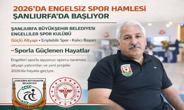 Şanlıurfa Büyükşehir Belediyesi ve İl Sağlık Müdürlüğü’nden Sporla Güçlenen Hayatlar projesi