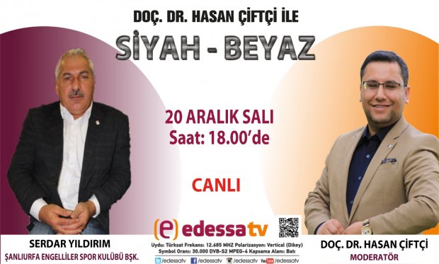 Kulüp Başkanımız Edessa TV Canlı Yayın Konuğu